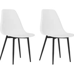 vidaXL Chaises à manger lot de 2 PP