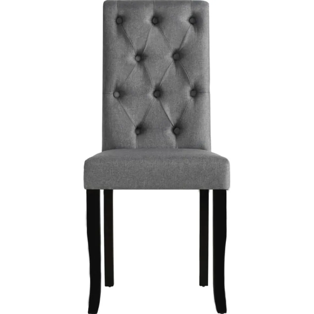 vidaXL Chaises à manger lot de 2 tissu