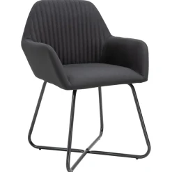vidaXL Chaises à manger lot de 2 tissu