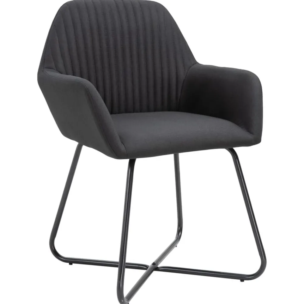 vidaXL Chaises à manger lot de 2 tissu