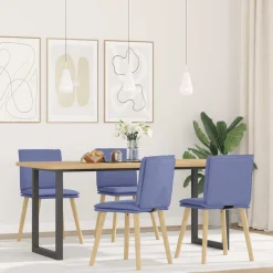 vidaXL Chaises à manger lot de 4 tissu