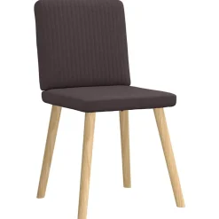 Fauteuils Et Chaises-vidaXL Chaises à manger lot de 4 tissu Marron foncé