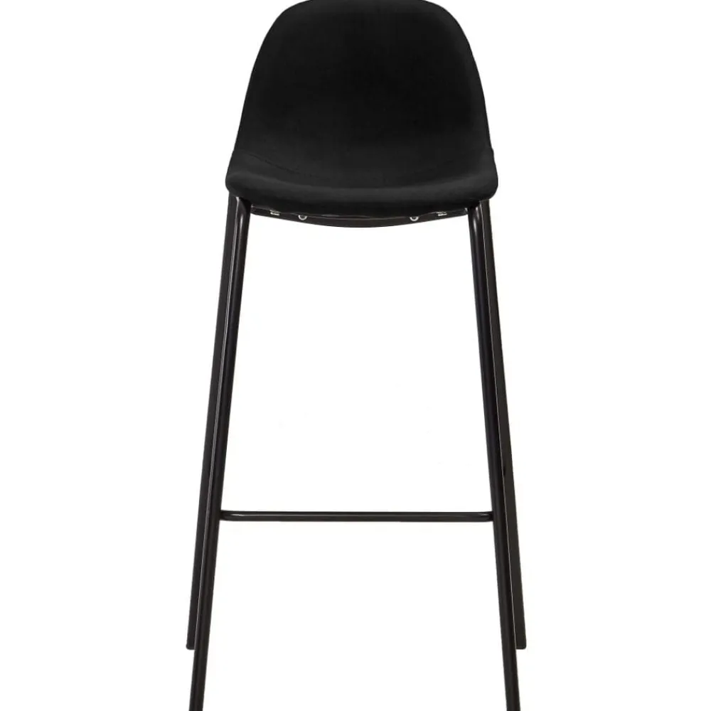 Fauteuils Et Chaises-vidaXL Chaises de bar lot de 6 tissu Noir