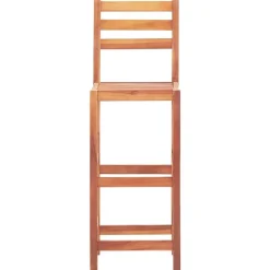 Fauteuils Et Chaises-vidaXL Chaises de bar lot de 2 bois d'acacia solide Marron