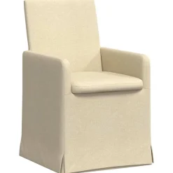 vidaXL Chaises de salle à manger 2 pcs Crème 57 x 67 x 95 cm tissu