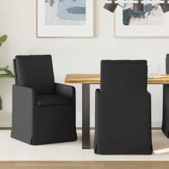vidaXL Chaises de salle à manger 2 pcs 57 x 67 x 98 cm tissu
