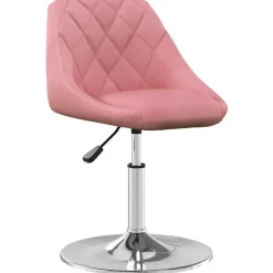 vidaXL Chaises pivotantes à manger lot de 2 Velours