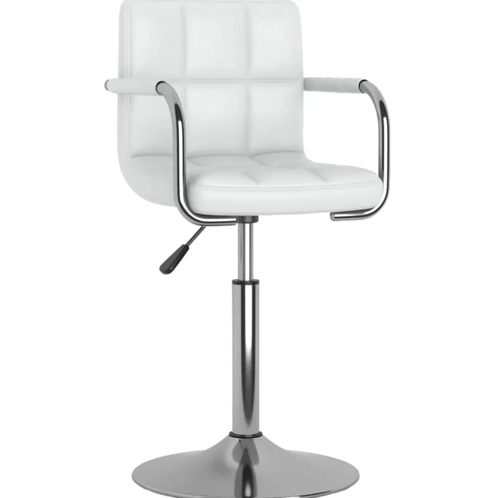 vidaXL Chaises pivotantes à manger lot de 2 similicuir