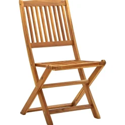 vidaXL Chaises pliables d'extérieur lot de 2 Bois d'acacia solide
