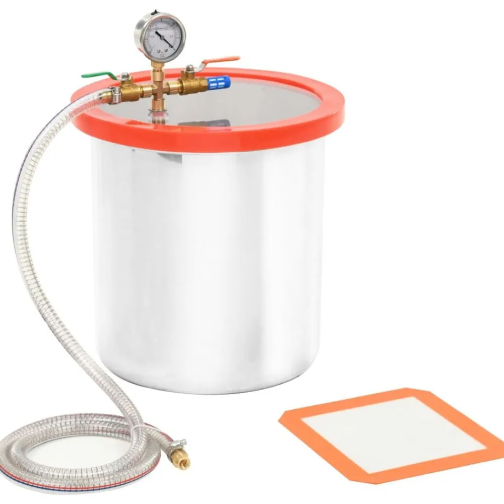 vidaXL Chambre sous vide Acier inoxydable 18,9 L
