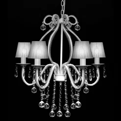 vidaXL Chandelier avec 2300 cristaux Blanc