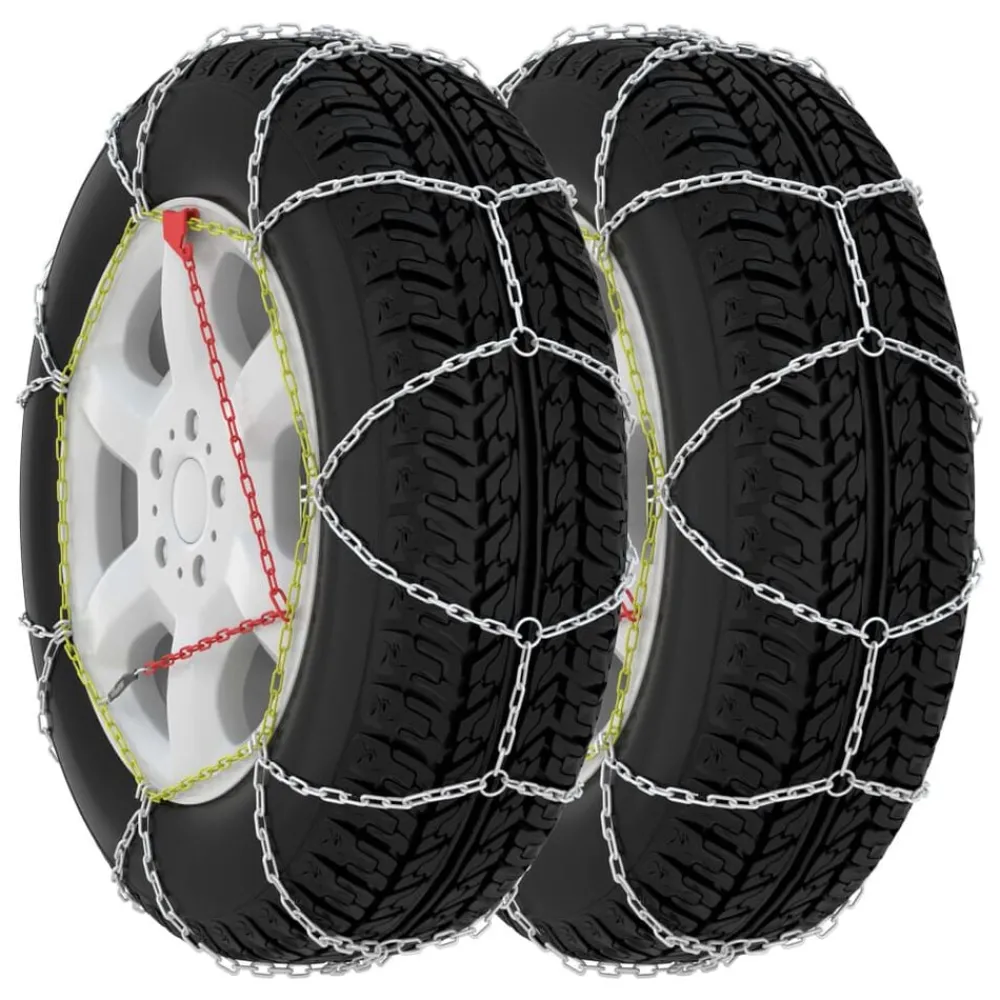 Pièces Détachées Pour Véhicules-vidaXL Chaînes antidérapantes 2 pcs 16 mm VUS 4x4 Taille 400