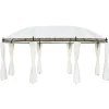 Pelouses & Jardins-vidaXL Chapiteau 530x350x265 cm Blanc crème
