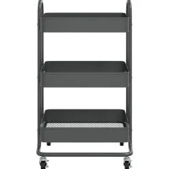 vidaXL Chariot à 3 niveaux 43x34x79 cm Acier