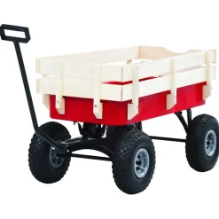Outils-vidaXL Chariot à main 150 kg Rouge
