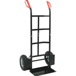 vidaXL Chariot à main extensible et Rouge 57 x 46 x 113 cm Acier