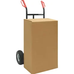 vidaXL Chariot à main extensible et Rouge 57 x 46 x 113 cm Acier