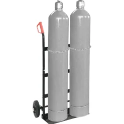 Outils-vidaXL Chariot à main Noir et Rouge 63 x 43,5 x 110 cm Acier