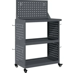 vidaXL Chariot à outils avec étagère 65 x 35 x 111 cm