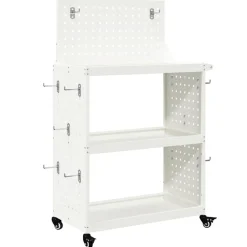 vidaXL Chariot à outils 65 x 35 x 111 cm Acier laminé à froid