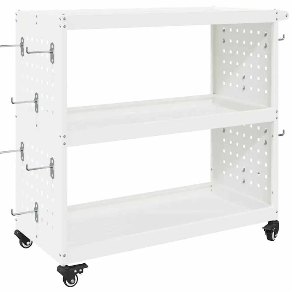 vidaXL Chariot à outils 75 x 35 x 73 cm Acier laminé à froid