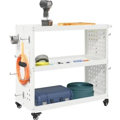 vidaXL Chariot à outils 75 x 35 x 73 cm Acier laminé à froid