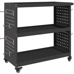 vidaXL Chariot à outils 75 x 35 x 73 cm Acier laminé à froid