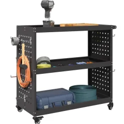 vidaXL Chariot à outils 75 x 35 x 73 cm Acier laminé à froid