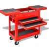 Outils-vidaXL Chariot à outils Rouge 70.5 x 37 x 71 cm Acier