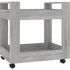 Chariots & Îlots-vidaXL Chariot de bureau 60x45x60 cm Bois d'ingénierie Sonoma gris