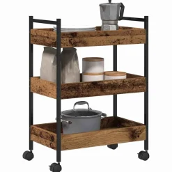 vidaXL Chariot de cuisine 50 x 30 x 70 cm