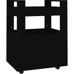 vidaXL Chariot de cuisine 60x45x80 cm Bois d'ingénierie