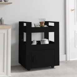 vidaXL Chariot de cuisine 60x45x80 cm Bois d'ingénierie