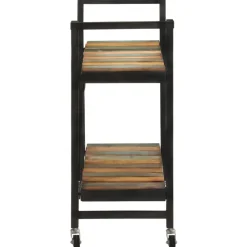 Chariots & Îlots-vidaXL Chariot de cuisine 87x36x81 cm Bois massif de récupération