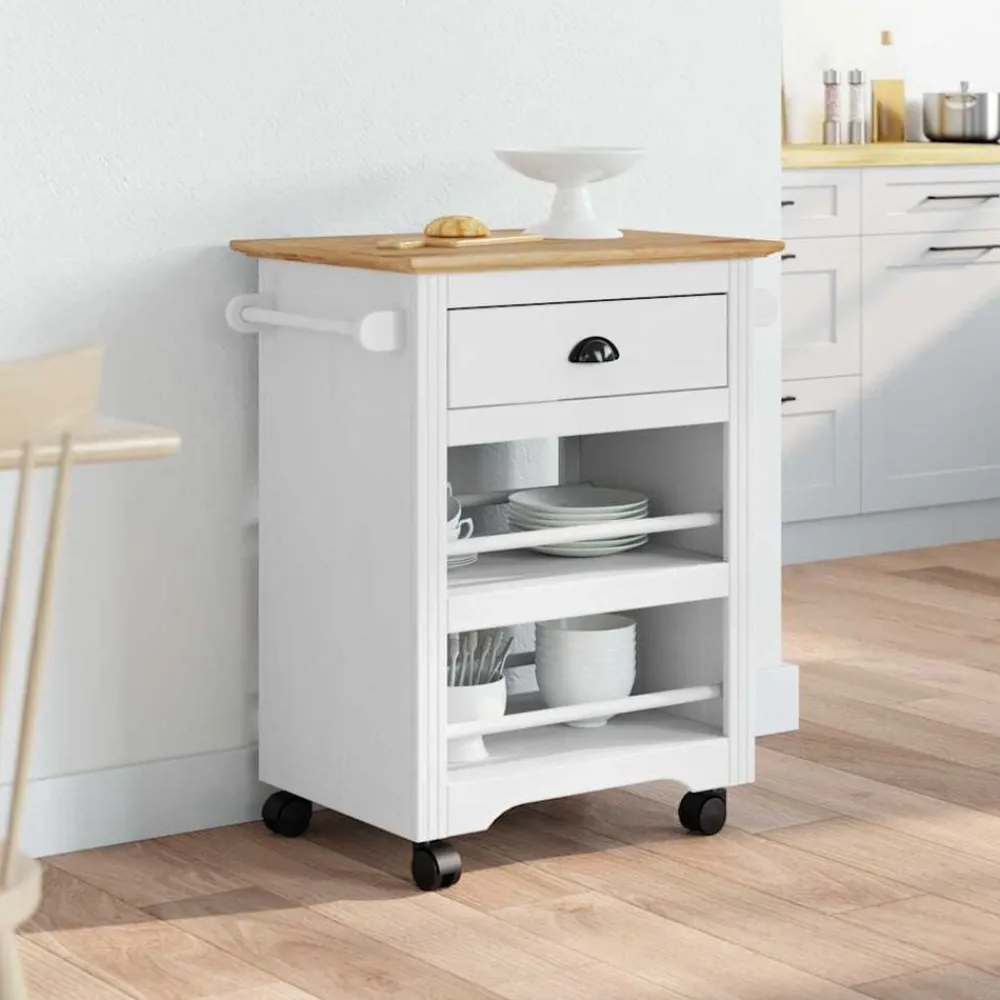 vidaXL Chariot de cuisine BODO 67,5x45x80 cm
