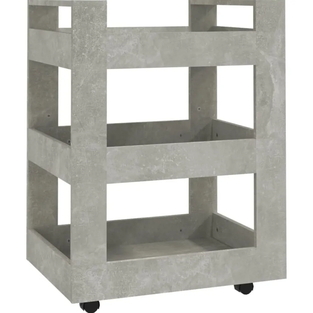 vidaXL Chariot de cuisine 60x45x80 cm Bois d'ingénierie