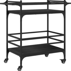 vidaXL Chariot de cuisine 82x40x78,5 cm bois d'ingénierie