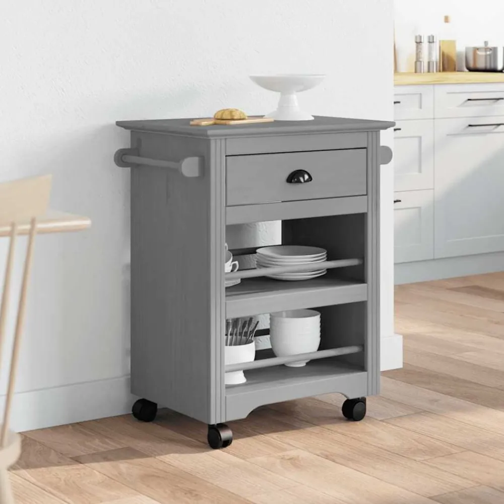 vidaXL Chariot de cuisine BODO 67,5x45x80 cm