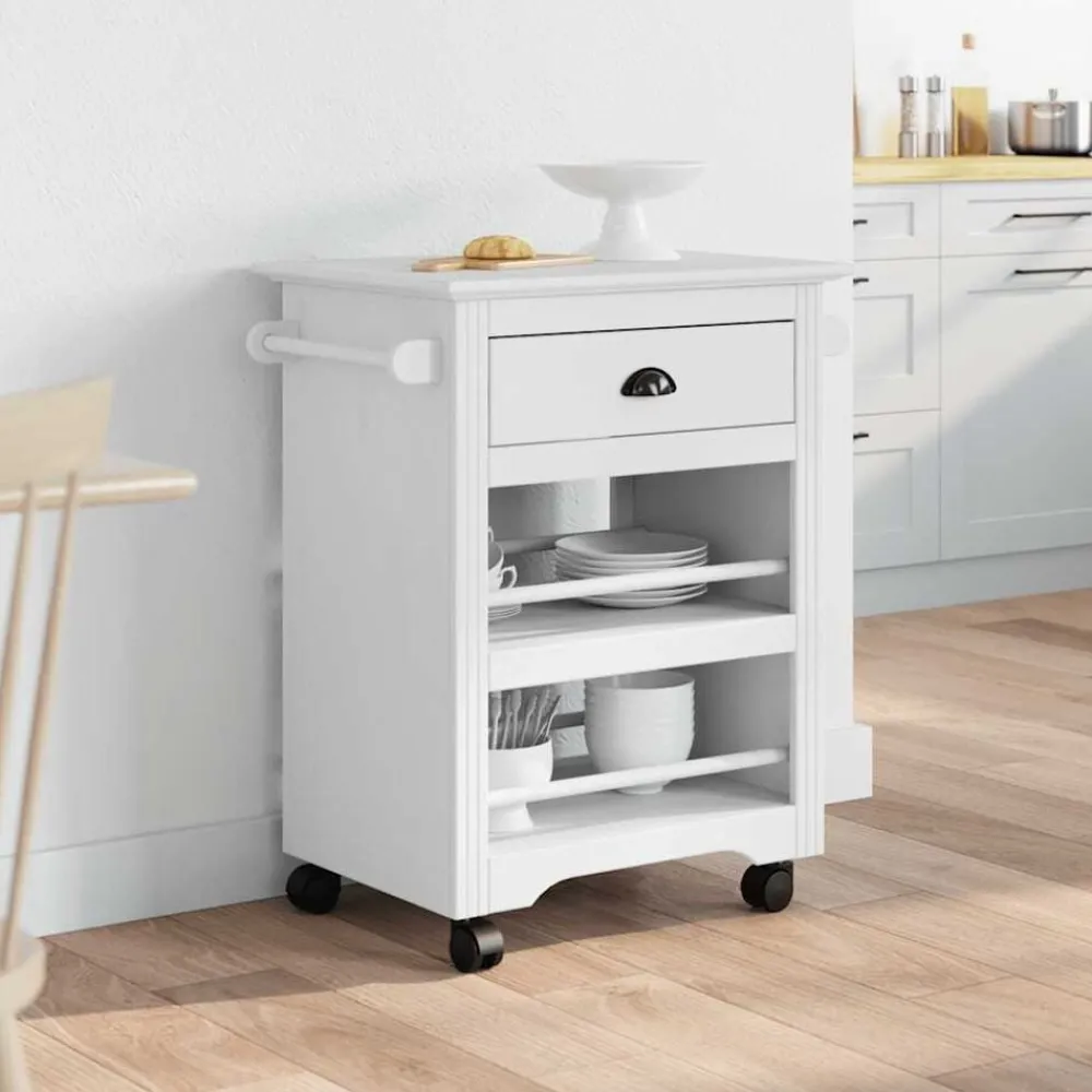 vidaXL Chariot de cuisine BODO 67,5x45x80 cm