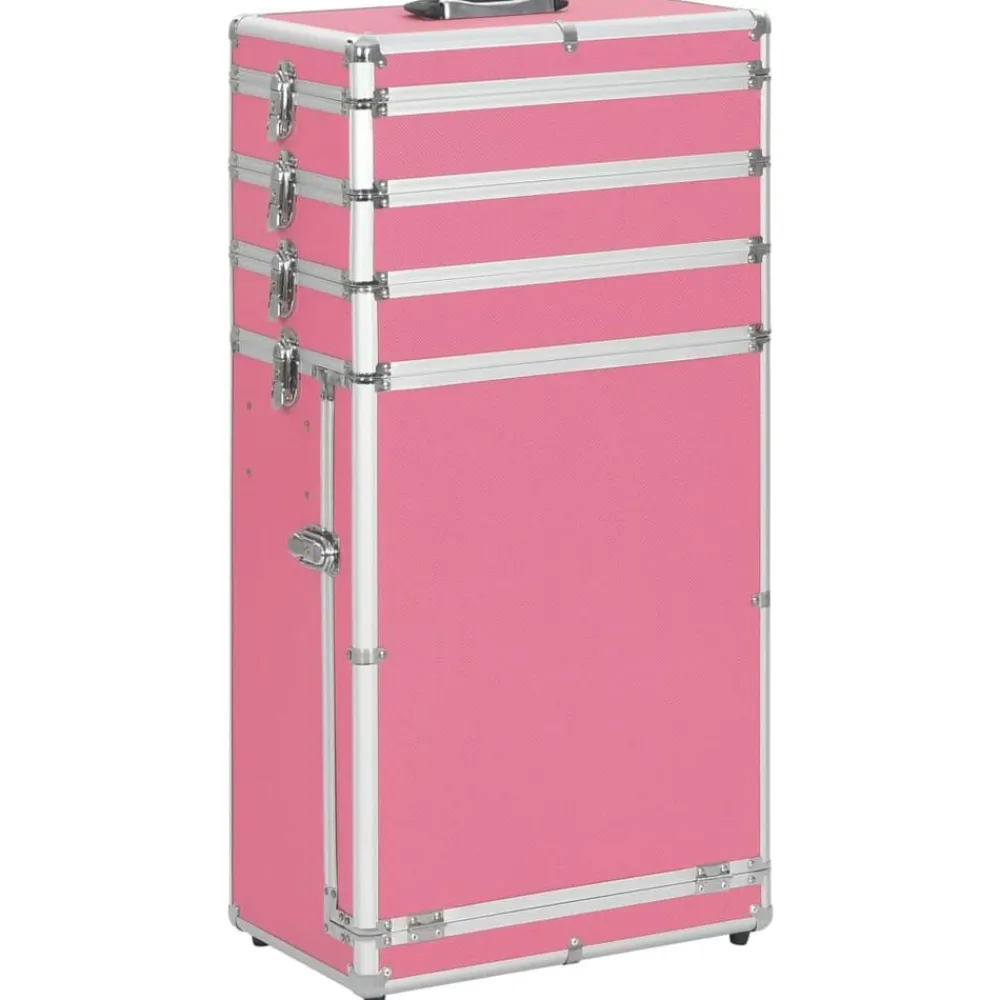 vidaXL Chariot de maquillage Aluminium