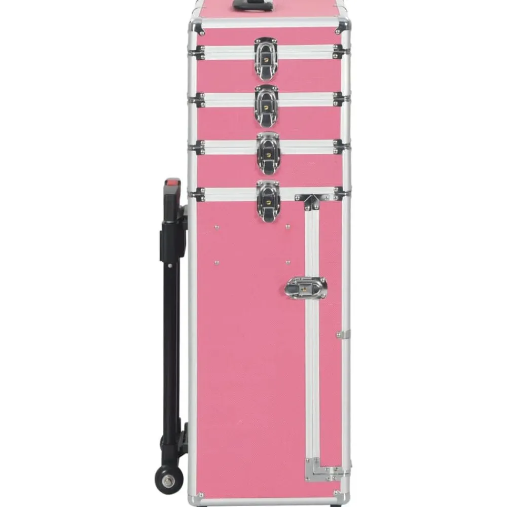 vidaXL Chariot de maquillage Aluminium