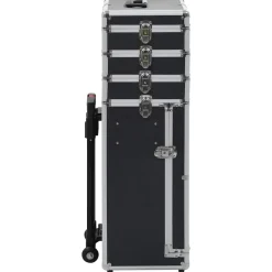 Bagages & Maroquinerie-vidaXL Chariot de maquillage Aluminium Noir