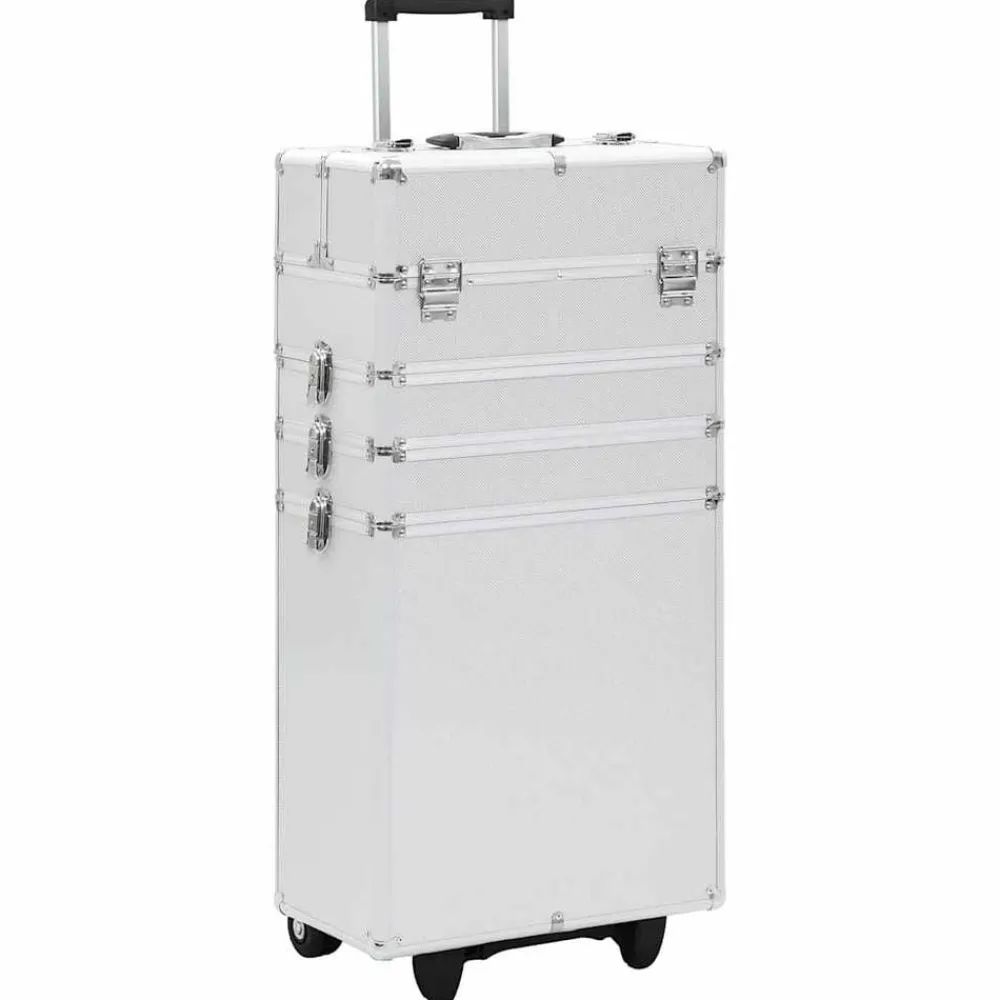 vidaXL Chariot de maquillage Aluminium é