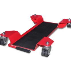 Equipement & Outils De Garage-vidaXL Chariot de moto Rouge