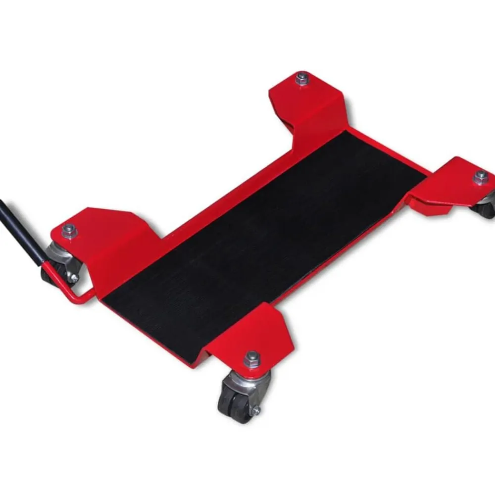 Equipement & Outils De Garage-vidaXL Chariot de moto Rouge