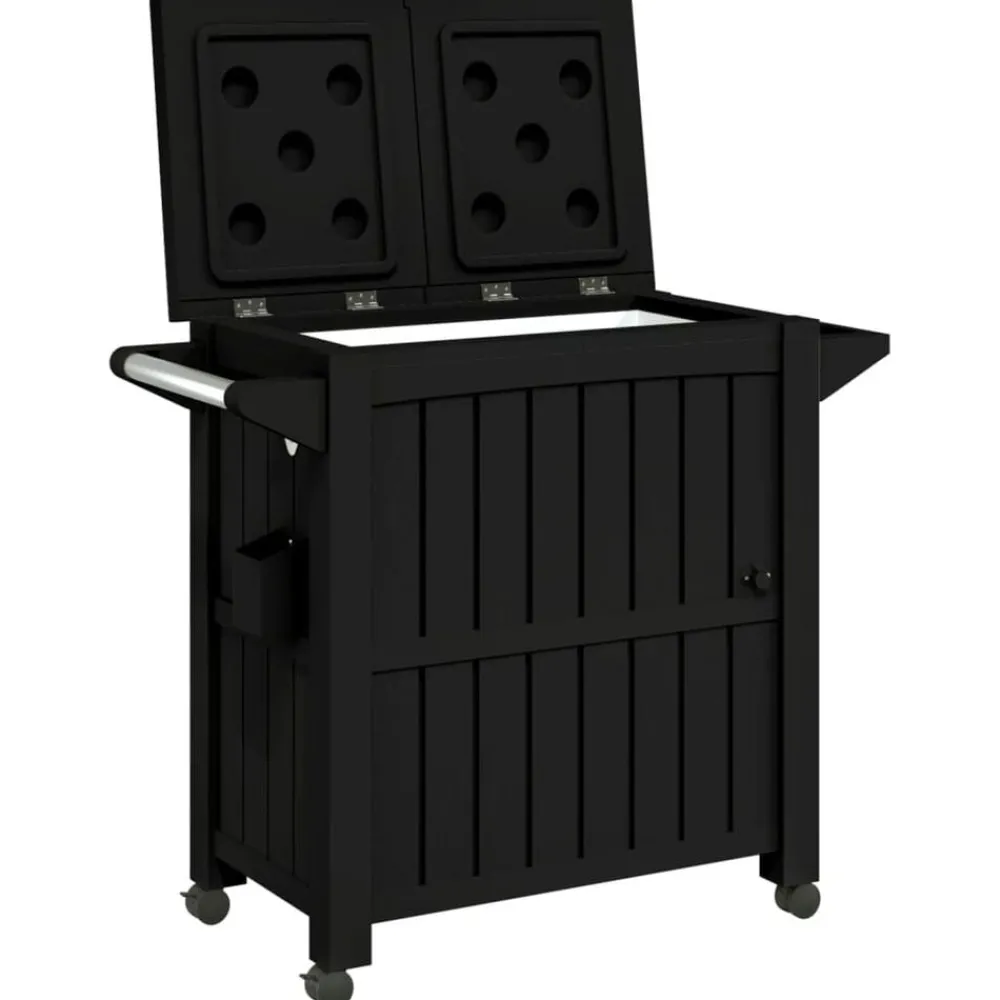 vidaXL Chariot de service 3 en 1 polypropylène