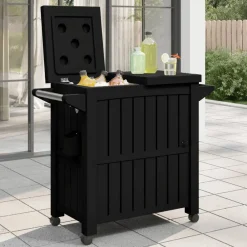 vidaXL Chariot de service 3 en 1 polypropylène