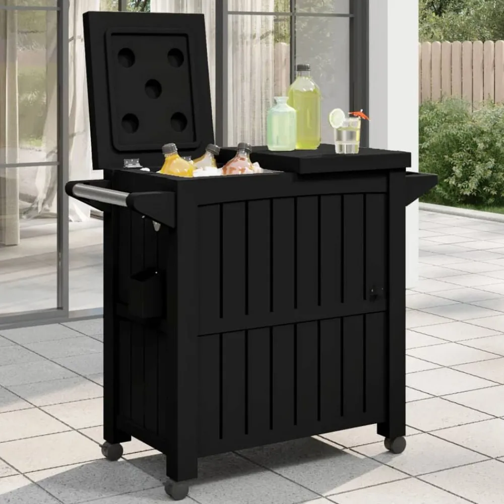 vidaXL Chariot de service 3 en 1 polypropylène