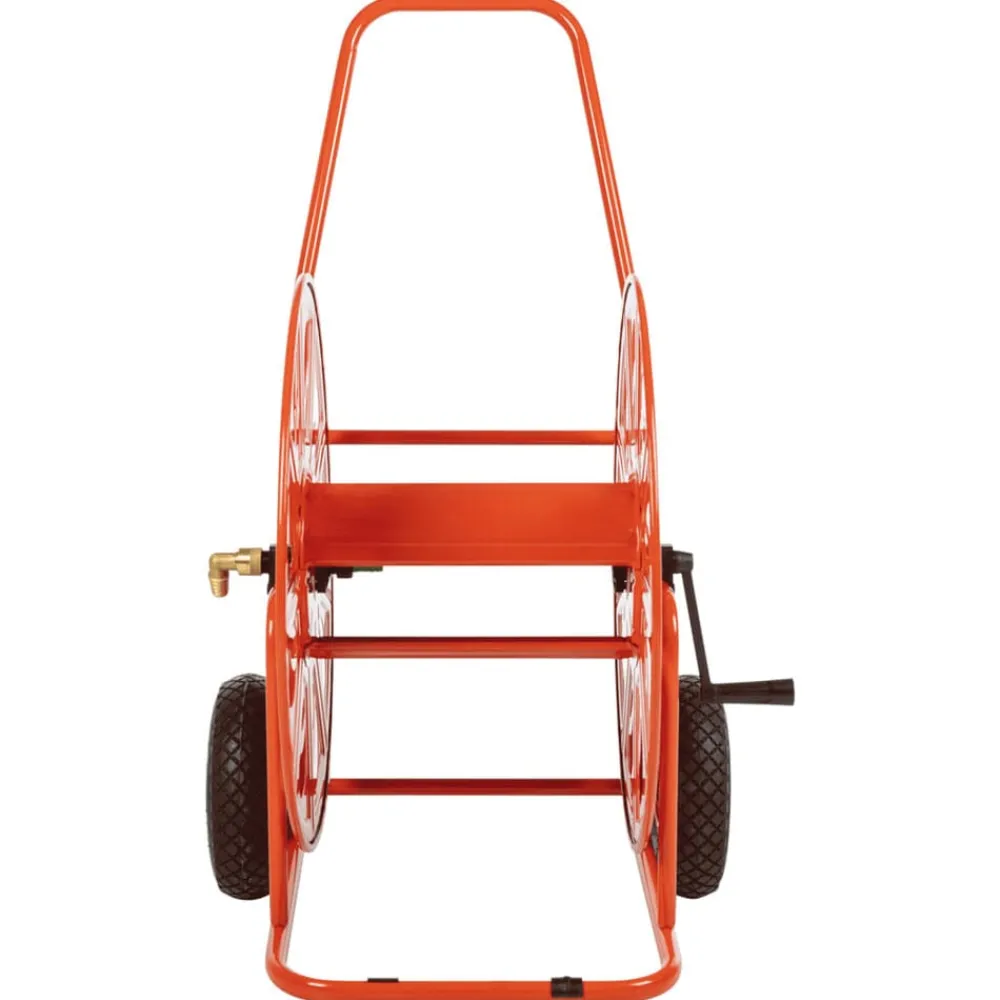 Accessoires De Quincaillerie-vidaXL Chariot d'enrouleur pour tuyau de 140 m 3/4" acier