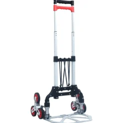 Outils-vidaXL Chariot d'escalier pliable 70 kg Aluminium Argenté